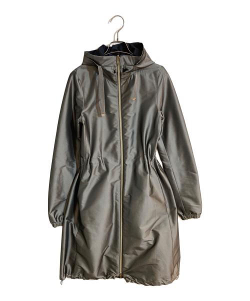 HERNO（ヘルノ）HERNO (ヘルノ) リバーシブルフーデットナイロンコート グレー サイズ:40の古着・服飾アイテム