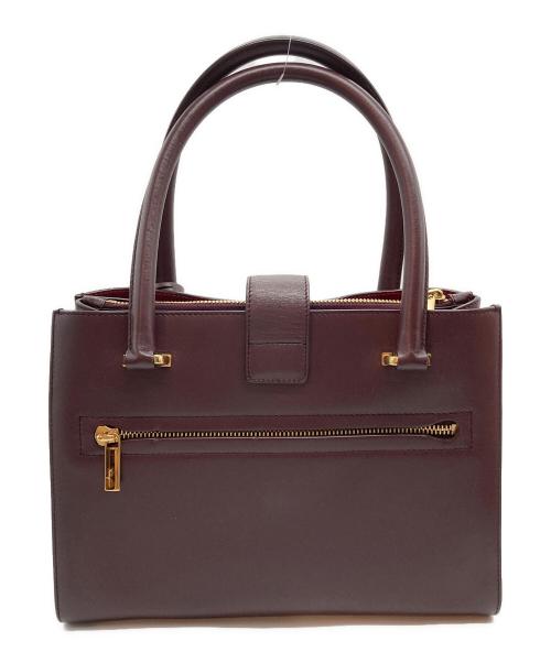 Salvatore Ferragamo（サルヴァトーレ フェラガモ）Salvatore Ferragamo (サルヴァトーレ フェラガモ) ジュリエットガンチーニトップハンドルバッグ ボルドーの古着・服飾アイテム