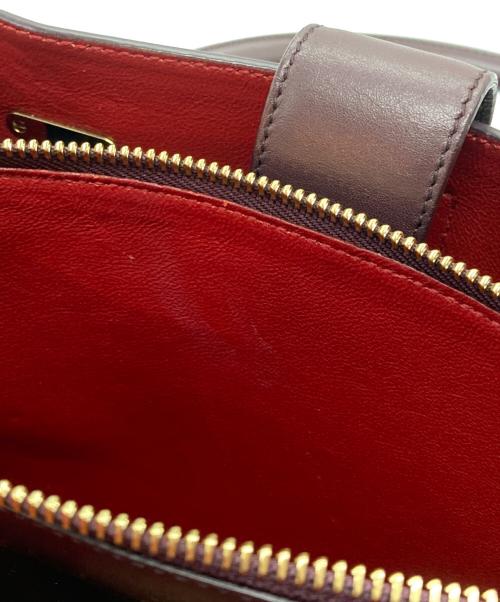 Salvatore Ferragamo（サルヴァトーレ フェラガモ）Salvatore Ferragamo (サルヴァトーレ フェラガモ) ジュリエットガンチーニトップハンドルバッグ ボルドーの古着・服飾アイテム