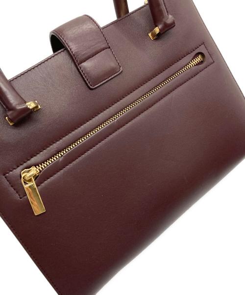 Salvatore Ferragamo（サルヴァトーレ フェラガモ）Salvatore Ferragamo (サルヴァトーレ フェラガモ) ジュリエットガンチーニトップハンドルバッグ ボルドーの古着・服飾アイテム