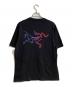 ARC'TERYX (アークテリクス) Kragg Cotton Logo SS/クラッグコットンロゴ ブラック サイズ:M：7000円