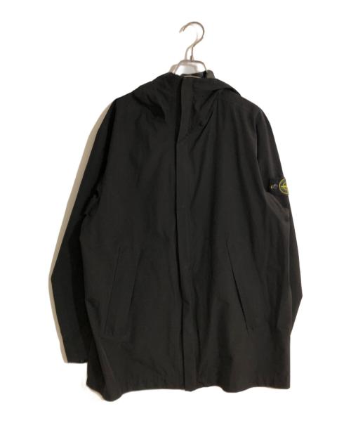 STONE ISLAND（ストーンアイランド）STONE ISLAND (ストーンアイランド) GORE-TEX HOODED PARKA JACKET/ゴアテックス ブラック サイズ:XLの古着・服飾アイテム