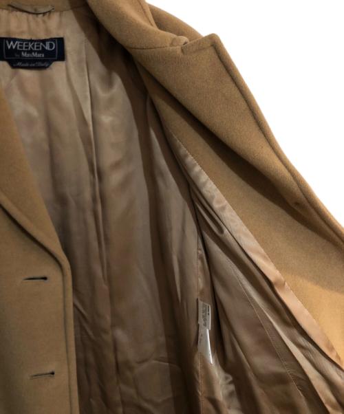 WEEKEND Max Mara（ウィークエンド マックスマーラ）Weekend Max Mara (ウィークエンド マックスマーラ) ラナバージンウールコート ブラウン サイズ:38の古着・服飾アイテム