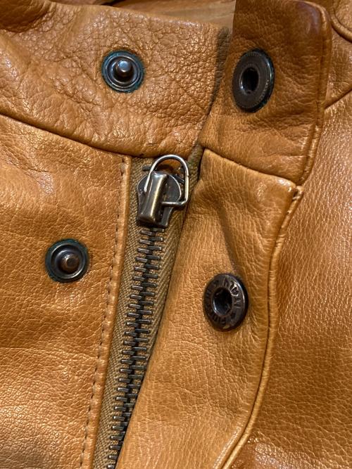 JIL SANDER（ジルサンダー）JIL SANDER (ジルサンダー) レザージャケット ブラウン サイズ:48の古着・服飾アイテム