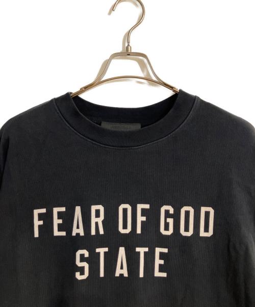 FOG ESSENTIALS（フィアオブゴッド エッセンシャル）FOG ESSENTIALS (フィアオブゴッド エッセンシャル) HEAVY CREWNECK TEE/ヘビーウェイトクルーネックTシャツ  ブラック サイズ:Mの古着・服飾アイテム