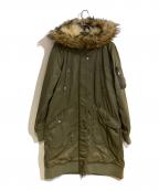 DIESELディーゼル）の古着「フーデッドコート」｜グリーン