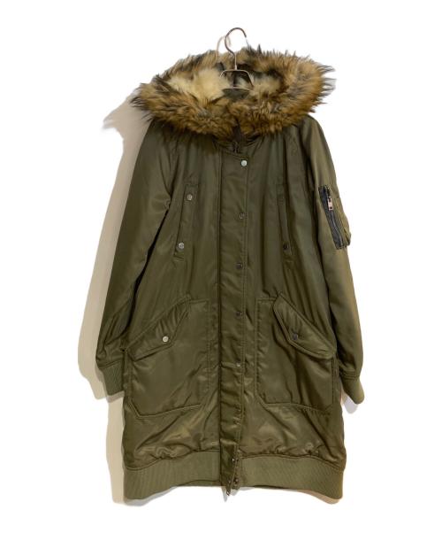 DIESEL（ディーゼル）DIESEL (ディーゼル) フーデッドコート グリーン サイズ:Mの古着・服飾アイテム