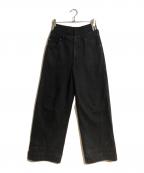 adidas×KSENIA SCHNAIDERアディダス×クセニア シュナイダー）の古着「ワイドデニムパンツ」｜ブラック