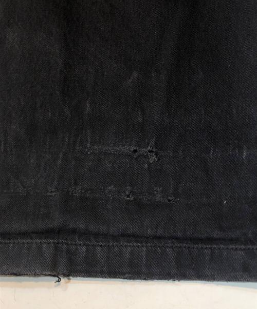 adidas（アディダス）adidas (アディダス) KSENIA SCHNAIDER (クセニア シュナイダー) ワイドデニムパンツ ブラック サイズ:29の古着・服飾アイテム