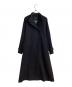 TOMORROW LAND collection（トゥモローランドコレクション）の古着「カバートクロス スタンドカラーコート」｜ネイビー