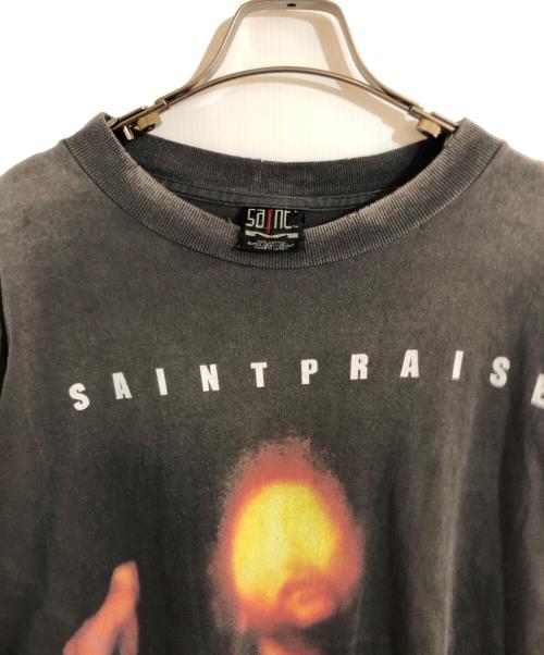 SAINT MICHAEL（セントマイケル）SAINT MICHAEL (セントマイケル) SS TEE  SAINT PRAISE ブラック サイズ:Ｌの古着・服飾アイテム