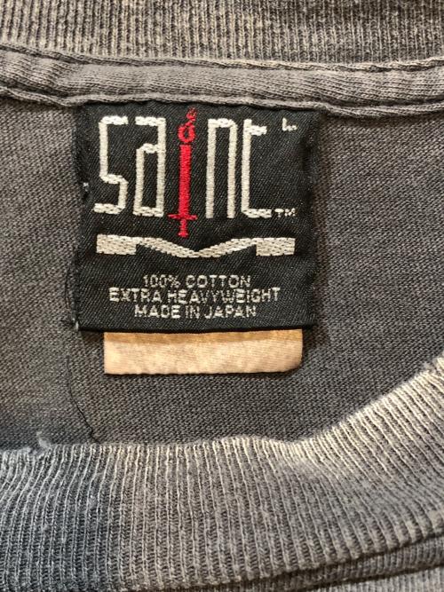 SAINT MICHAEL（セントマイケル）SAINT MICHAEL (セントマイケル) SS TEE  SAINT PRAISE ブラック サイズ:Ｌの古着・服飾アイテム