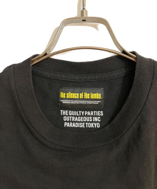 WACKO MARIA（ワコマリア）WACKO MARIA (ワコマリア) THE SILENCE OF LAMBS CREW NECK T-SHIRT ( TYPE-1 ) ブラック サイズ:Lの古着・服飾アイテム