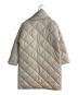 Barbour (バブアー) Brigitte Puffer Coat with Scarf キルティングロングコート アイボリー サイズ:8：23000円