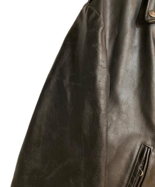 Schott（ショット）Schott (ショット) ダブルライダースジャケット ブラック サイズ:44の古着・服飾アイテム