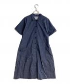 MHLエムエイチエル）の古着「COTTON HEMP DRILLワンピース」｜ネイビー