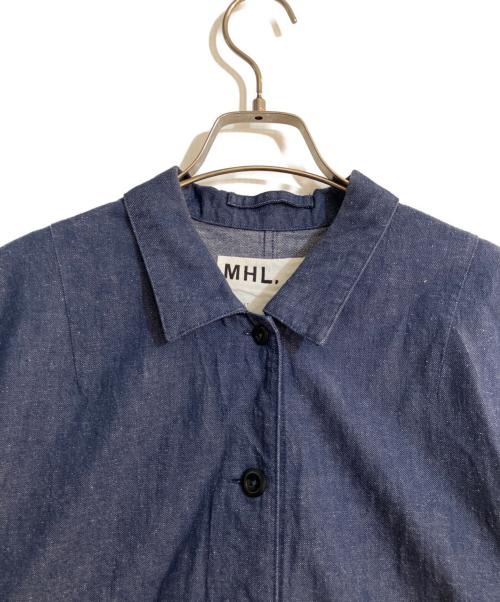 MHL（エムエイチエル）MHL (エムエイチエル) COTTON HEMP DRILLワンピース ネイビー サイズ:2の古着・服飾アイテム