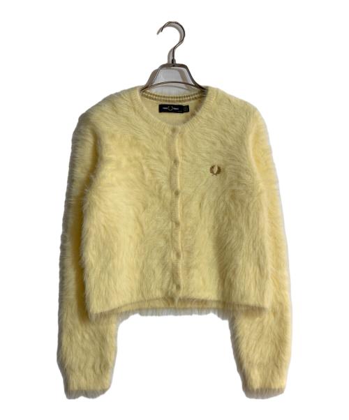 FRED PERRY（フレッドペリー）FRED PERRY (フレッドペリー) RAY BEAMS (レイ ビームス) シャギーニットカーディガン イエロー サイズ:36の古着・服飾アイテム