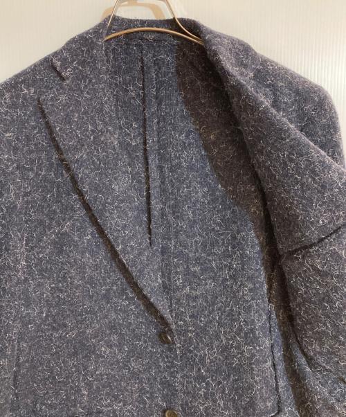 LARDINI（ラルディーニ）LARDINI (ラルディーニ) メランジウールテーラードジャケット ネイビー サイズ:46の古着・服飾アイテム