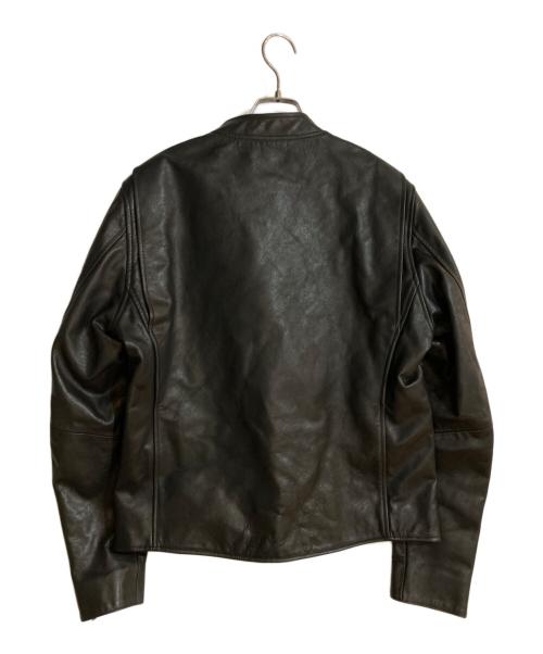 UNITED ARROWS（ユナイテッドアローズ）UNITED ARROWS (ユナイテッドアローズ) Cow Leather Double Riders Jacket ブラック サイズ:Ｌの古着・服飾アイテム