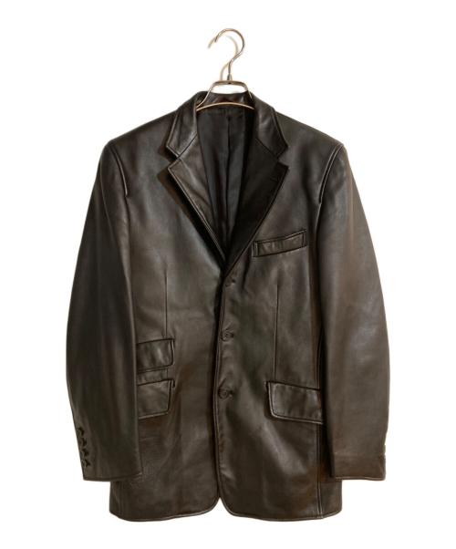 PAUL SMITH（ポールスミス）PAUL SMITH (ポールスミス) ラムレザーテーラードジャケット ブラック サイズ:Sの古着・服飾アイテム