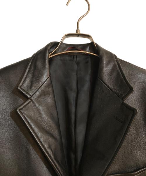 PAUL SMITH（ポールスミス）PAUL SMITH (ポールスミス) ラムレザーテーラードジャケット ブラック サイズ:Sの古着・服飾アイテム