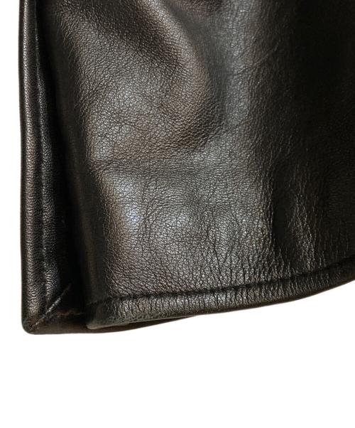 PAUL SMITH（ポールスミス）PAUL SMITH (ポールスミス) ラムレザーテーラードジャケット ブラック サイズ:Sの古着・服飾アイテム