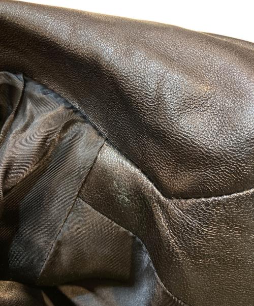 PAUL SMITH（ポールスミス）PAUL SMITH (ポールスミス) ラムレザーテーラードジャケット ブラック サイズ:Sの古着・服飾アイテム