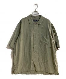 KITH（キス）の古着「25SS リネンリヨセルオープンカラーシャツ」｜グリーン
