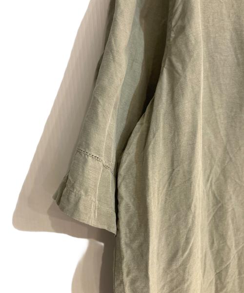 KITH（キス）KITH (キス) 25SS リネンリヨセルオープンカラーシャツ グリーン サイズ:XLの古着・服飾アイテム