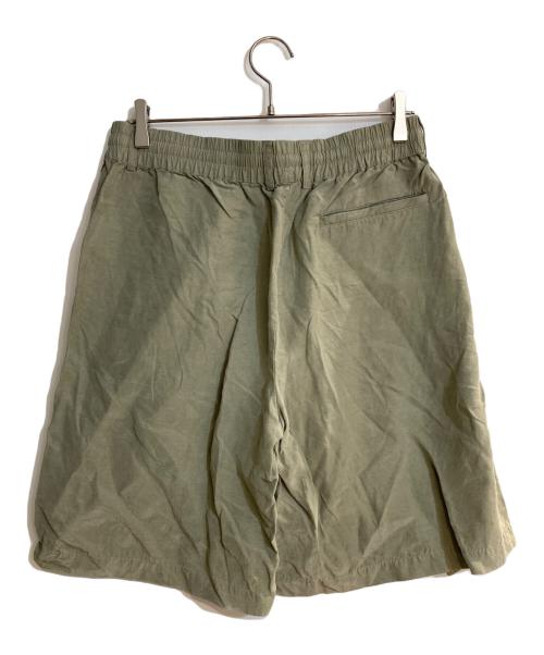 KITH（キス）KITH (キス) 25SS リネンリヨセルハーフショーツ グリーン サイズ:Mの古着・服飾アイテム