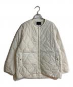 23区ニジュウサンク）の古着「【洗える/撥水加工】中綿パディングアウター」｜ベージュ
