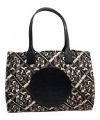 TORY BURCHトリーバーチ）の古着「エラプリントスモールトートバッグ」｜ブラック