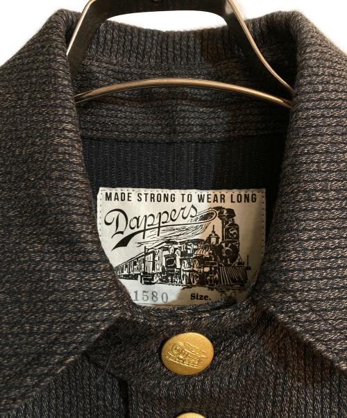 DAPPER'S（ダッパーズ）DAPPER'S (ダッパーズ) Classical Railroader Coverall Jacket ブラック サイズ:38の古着・服飾アイテム