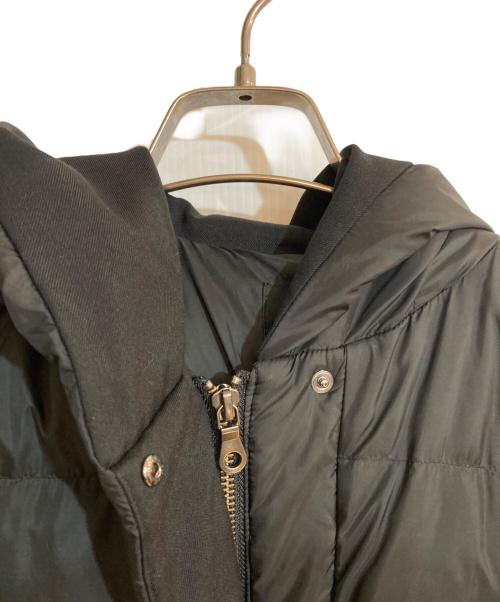 23区（ニジュウサンク）23区 (ニジュウサンク) シレータフタ ミドル丈 ダウンコート ブラック サイズ:42の古着・服飾アイテム