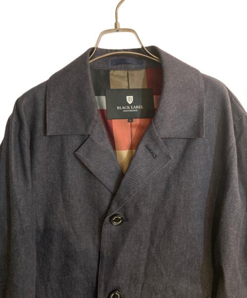 BLACK LABEL CRESTBRIDGE（ブラックレーベル クレストブリッジ）BLACK LABEL CRESTBRIDGE (ブラックレーベル クレストブリッジ) チェスターコート ネイビー サイズ:Ｌの古着・服飾アイテム