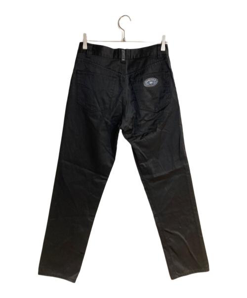 VERSACE V2 CLASSIC（ヴェルサーチ クラシック V2）VERSACE V2 CLASSIC (ヴェルサーチ クラシック V2) ナイロンテーパードパンツ ブラック サイズ:W31の古着・服飾アイテム