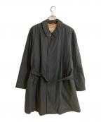 GIORGIO ARMANIジョルジョアルマーニ）の古着「キルティングライナーステンカラーコート」｜ブラック