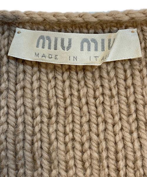 MIU MIU（ミュウミュウ）MIU MIU (ミュウミュウ) オールドチャンキーニットセーター ブラウン サイズ:不明の古着・服飾アイテム