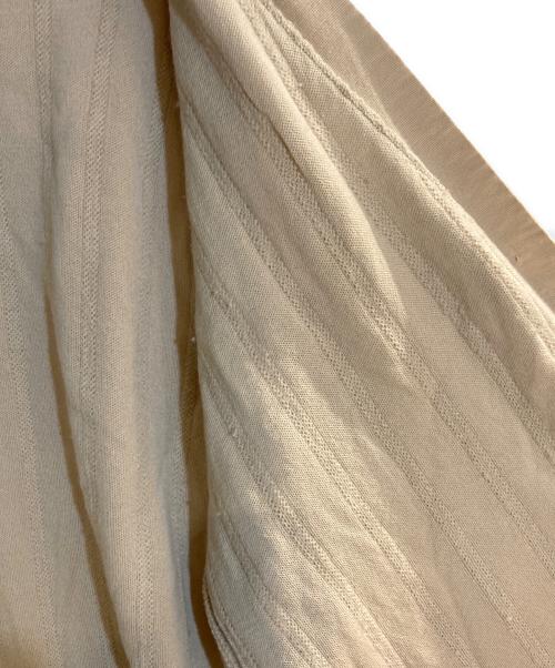 DRAWER（ドゥロワー）Drawer (ドゥロワー) ウールフリンジカーディガン ベージュ サイズ:1の古着・服飾アイテム