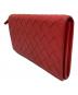 BOTTEGA VENETA (ボッテガベネタ) マキシイントレチャートウォレット レッド：15000円