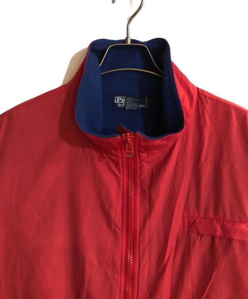 POLO RALPH LAUREN（ポロ・ラルフローレン）POLO RALPH LAUREN (ポロ・ラルフローレン) POLO SPORT ワッペンナイロンジャケット レッド サイズ:Ｌの古着・服飾アイテム