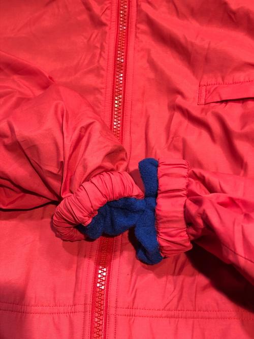 POLO RALPH LAUREN（ポロ・ラルフローレン）POLO RALPH LAUREN (ポロ・ラルフローレン) POLO SPORT ワッペンナイロンジャケット レッド サイズ:Ｌの古着・服飾アイテム