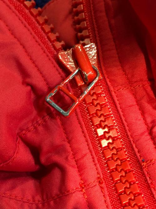 POLO RALPH LAUREN（ポロ・ラルフローレン）POLO RALPH LAUREN (ポロ・ラルフローレン) POLO SPORT ワッペンナイロンジャケット レッド サイズ:Ｌの古着・服飾アイテム