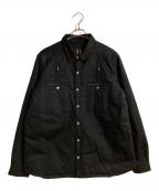 RICK OWENS DRKSHDWリックオウエンス ダークシャドウ）の古着「Padded Outershirt/パデッドアウターシャツ」｜ブラック