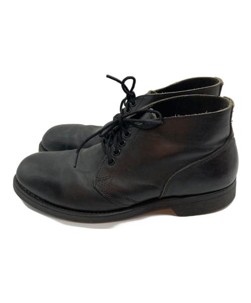 U'S NAVY（ユーエスネイビー）U'S NAVY (ユーエスネイビー) サービスブーツ ブラック サイズ:27の古着・服飾アイテム