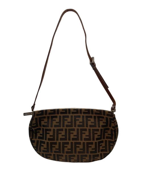 FENDI（フェンディ）FENDI (フェンディ) ズッカ柄ワンショルダーバッグ ブラウンの古着・服飾アイテム