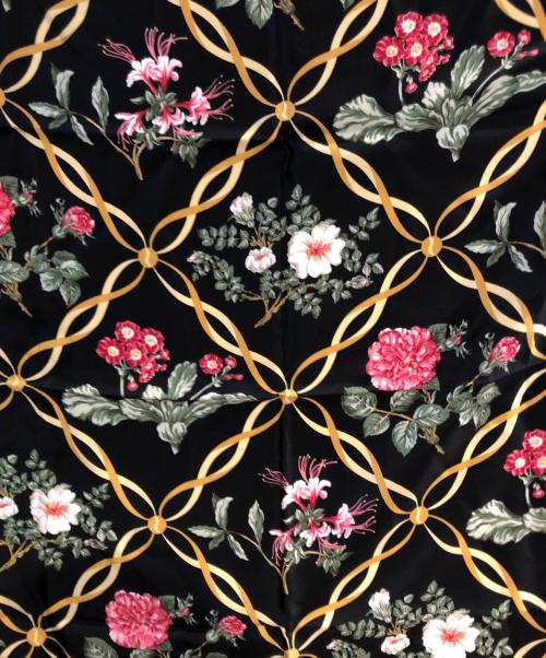 TIFFANY & Co.（ティファニー）Tiffany & Co. (ティファニー) シルクスカーフ ブルーの古着・服飾アイテム