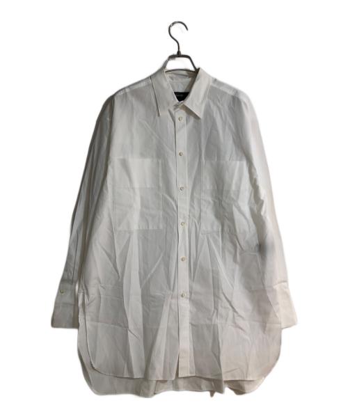 CHAOS GENTLEMAN LADY（カオス ジェントルマン レディ）CHAOS GENTLEMAN LADY (カオス ジェントルマン レディ) ボーイフレンドシャツ ホワイト サイズ:FREE 未使用品の古着・服飾アイテム