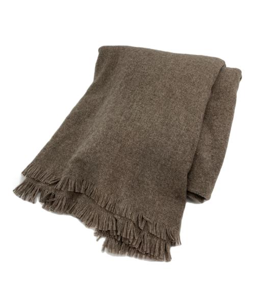 ASAUCE MELER（アソースメレ）ASAUCE MELER (アソースメレ) Chaos (カオス) 別注ウルトラファインラム ミニバスケットストール ブラウンの古着・服飾アイテム